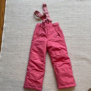 Mini Boden Pink Overalls with Adjustable Straps and Roomy Fit